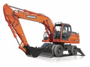 Аренда колесного полноповоротного экскаватора Doosan